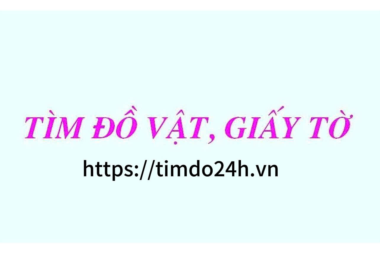 Tìm Giấy Tờ Tên Dương Thành Triệu