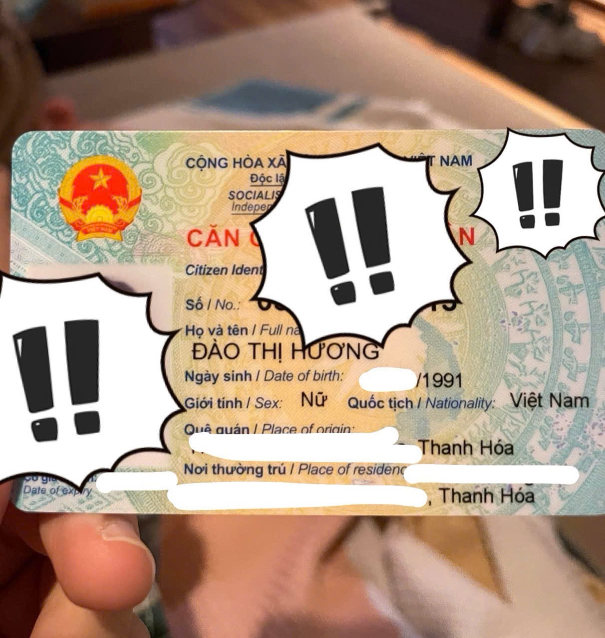 🆘 Tìm giấy tờ rơi mang tên Đào Thị Hương ở khu vực Thanh Xuân/Cầu Giấy, Hà Nội